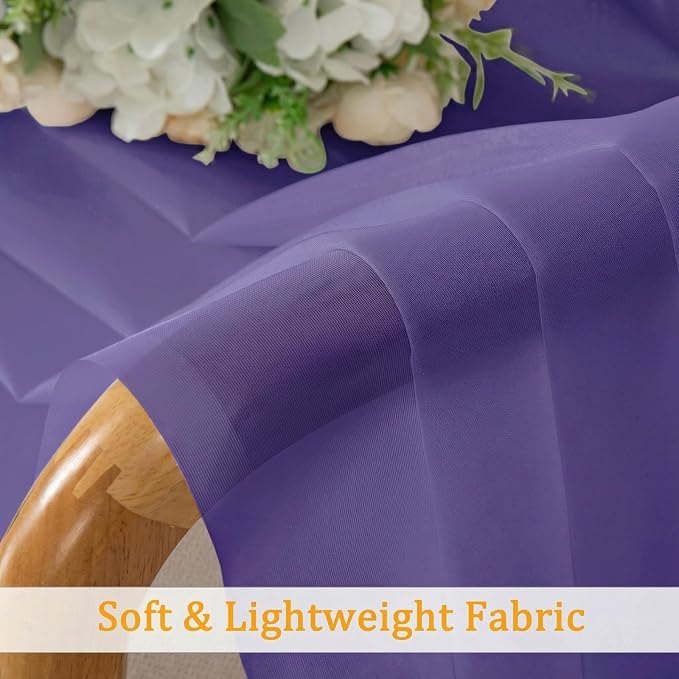 Gwine Short Kitchen Sheer Curtains 36 Inch Length - Image 7