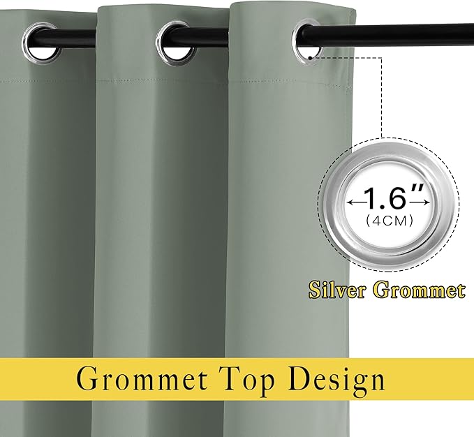 NICETOWN Room Darkening Curtains - Image 2