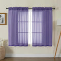 Gwine Sheer Curtains for Living Room 45 inch Length by Gwine