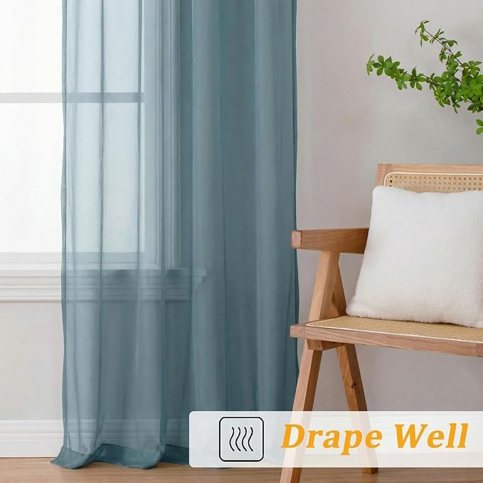 Gwine Sheer Curtains 96 Inches Long - Image 6