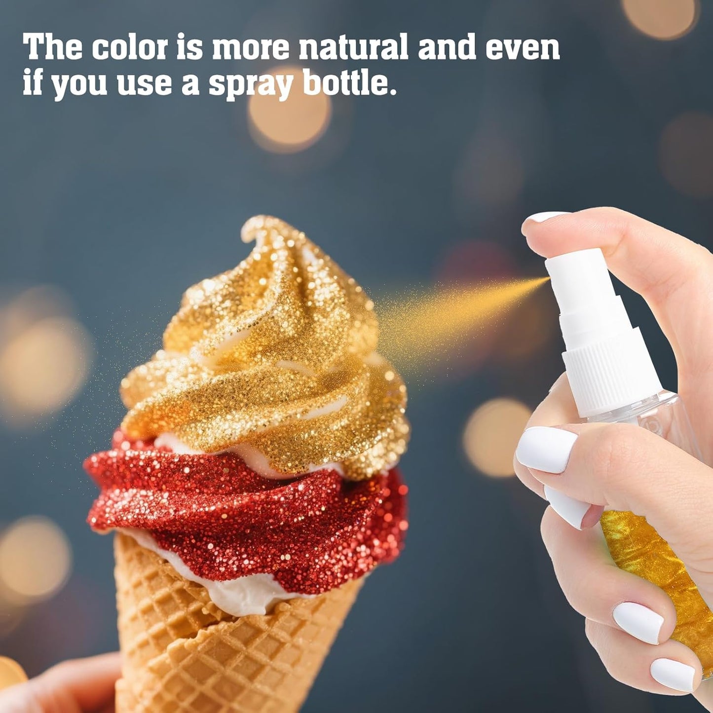 Twisweet Purple Edible Glitter for Drinks, Food Grade 12g Sparkling Sprinkles Cake Decorating Supplies, Edible Luster Dust for Cocktail Beverages, Food Coloring Shimmer Powder for Cupcakes Cookies Cake Decorations