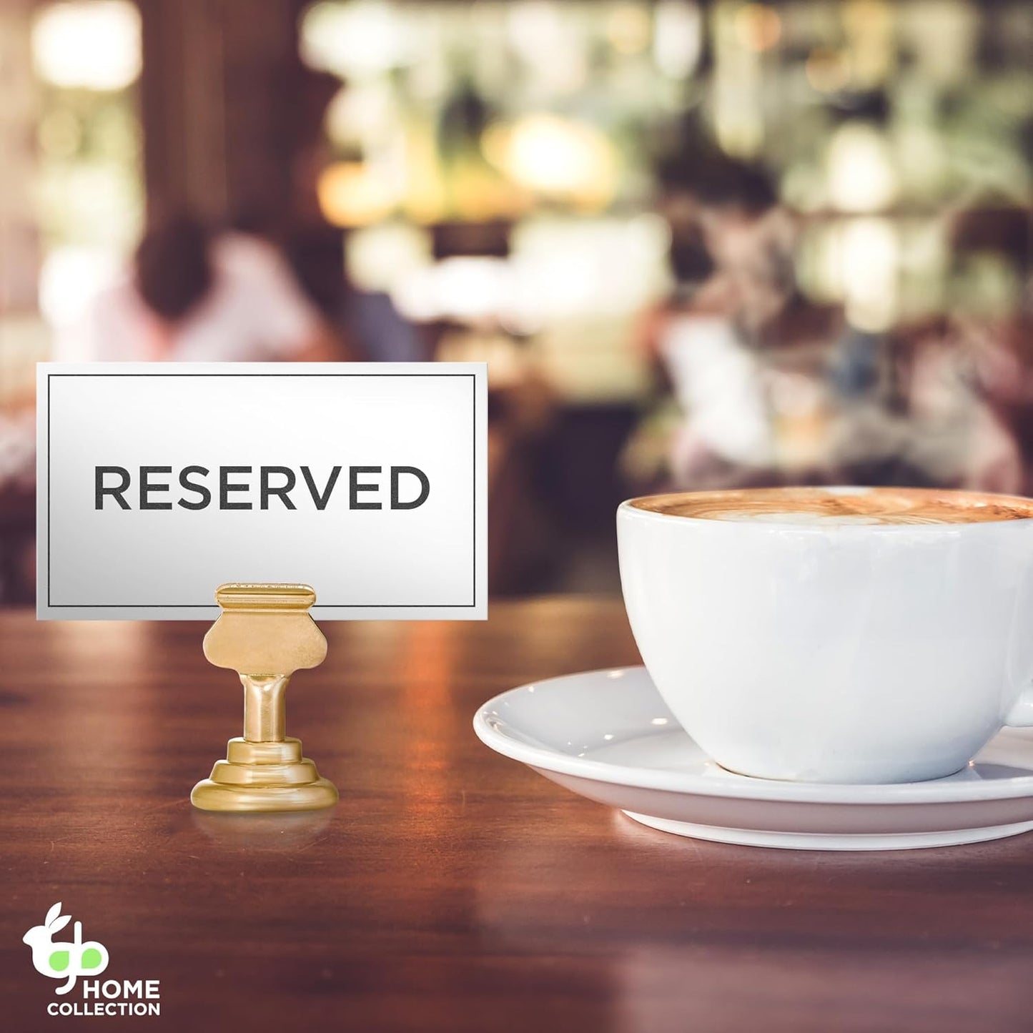 Gray Bunny Table Number Holders (16pc) Premium Gold Metal Place Card Holders for Wedding Party Table Decor Card Holder (1.7 inch tall)