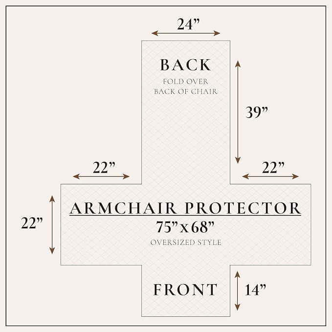 Great Bay Home Reversible Patchwork Recliner Cover - Image 3