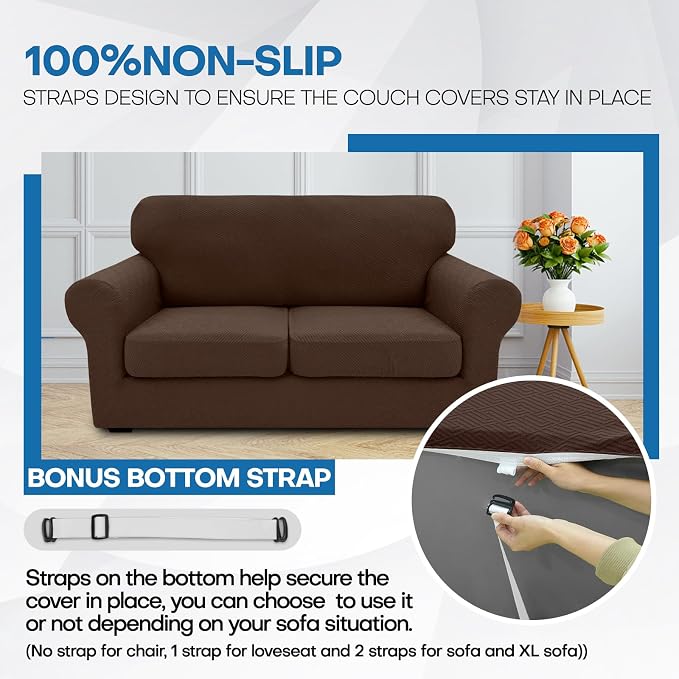 XINEAGE 2026 New 3 Pieces Couch Covers - Image 5