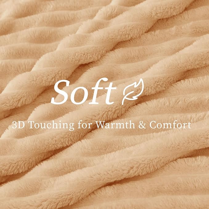 BEDELITE Twin Blanket for Couch & Bed, 300GSM Soft & Warm Fleece Blanket - Image 4