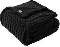 90x104 Inch Black King Size Blanket by Unknown