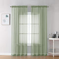 OVZME Bedroom Curtains 2 Panel Sets 84" Inch Length by OVZME