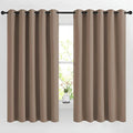 NICETOWN Blackout Bedroom Curtains 66 inches Long, Grommet Room Darkening by NICETOWN