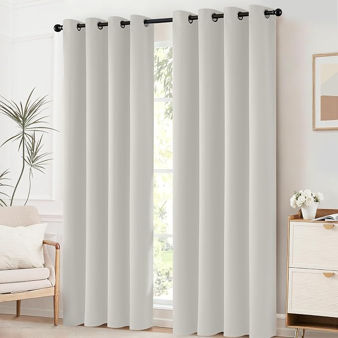 Yakamok Blackout Curtains Room Darkening Thermal Insulated Grommet top Window - Image 6