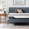 Lucid 2 Inch Ventilated Bamboo Charcoal Memory Foam Mattress Topper, CertiPUR-US Certified, Moisture and Odor Control-Twin