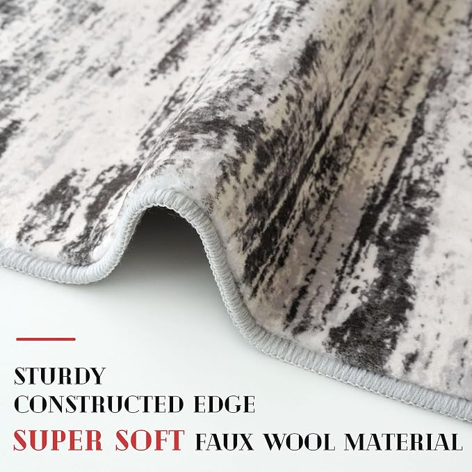 Lansny Modern Abstract Runner Rug 2x6 - Image 5