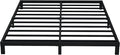 EMODA 6 Inch California King Bed Frames Heavy Duty Metal Cal King Platform with Steel Slats Support, No Box Spring Needed, Noise Free, Black