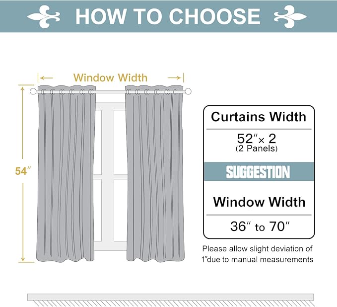 ChrisDowa White 100% Blackout Curtains - Image 7