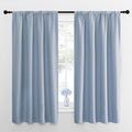 NICETOWN RV Blackout Curtains for Camper Windows, Vintage Blue, Short Blackout by NICETOWN