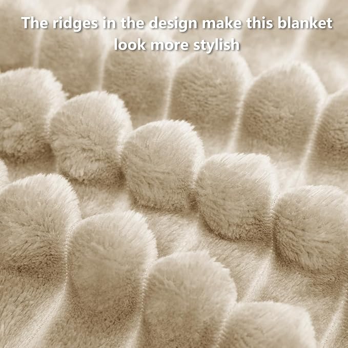 HIMEET Linen Ribbed Throw Blanket - Image 8