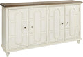 Signature Design by Ashley Roranville French Country Accent Cabinet or Server, White