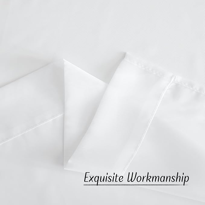 NICETOWN White Sheer Curtains 96 inches Long, Grommet Light Filtering Voile - Image 6