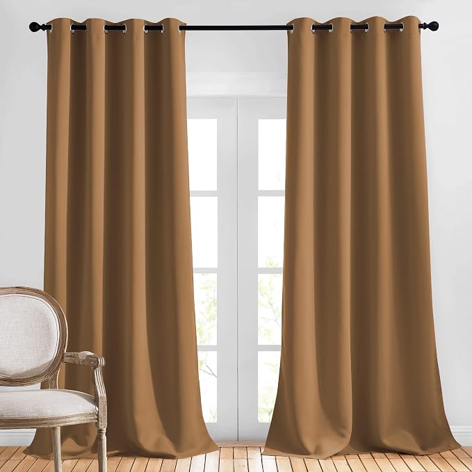 NICETOWN Light Blocking Curtains & Drapes Extra Long 120" by NICETOWN