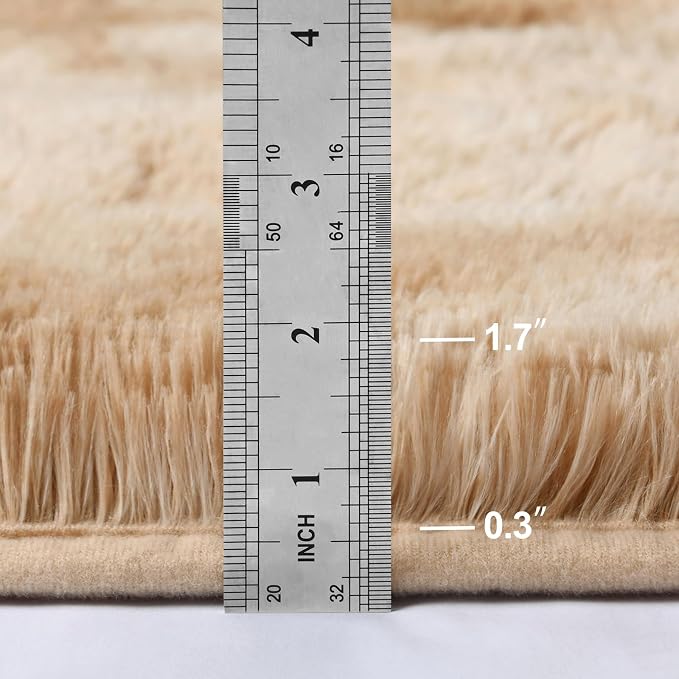 Deerhoo Large Shag Area Rugs 8 x 10, Tie-Dyed Plush Fuzzy Rugs - Image 2
