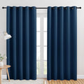 NICETOWN Room Darkening Draperies Window Curtain Panels, Moroccan Blue by NICETOWN