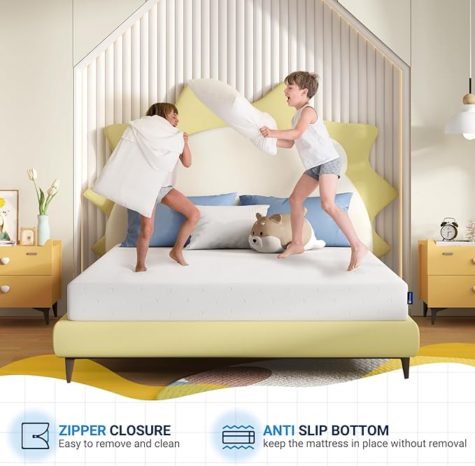 Avenco Twin Mattress 6 Inch, Memory Foam Twin Size Mattress in a Box for Comfort Sleep & Pressure Relief, CertiPUR-US Certified Twin Mattresses Medium Firm