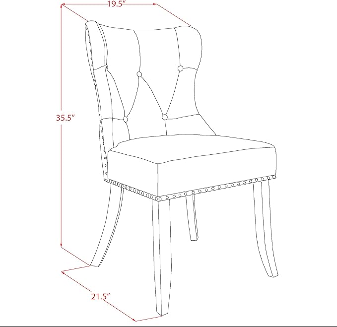 East West Furniture OXSI3-MAH-35 3 Piece Dining Room Furniture Set Contains a Square Dining Table and 2 Doeskin Linen Fabric Upholstered Chairs, 36x36 Inch, Mahogany
