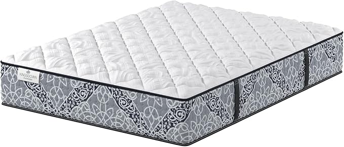 Kingsdown Firm Hybrid Mattress Full Cooling Gel Memory Foam Layer Multi-Layered Motion Isolation Cool Sleep Quilted Top Luxury Mattresses, 13.5-Inch Passions Merridale