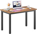DlandHome 31.5 Inches Small Computer Desk for Home Office Writing Table for Small Spaces Study Table Laptop Desk (Retro)
