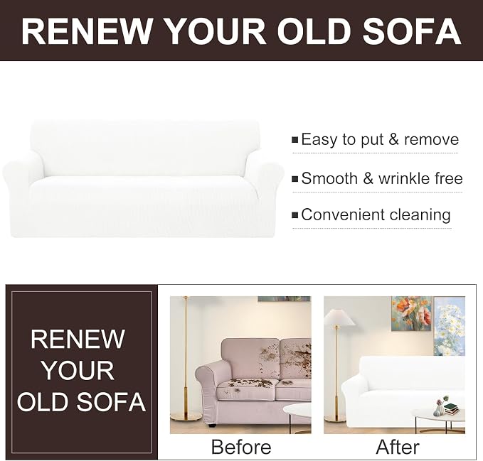 U-NICE HOME Loveseat Cover Stretch Couch Cover Sofa Cover Sofa Slipcover - Image 5