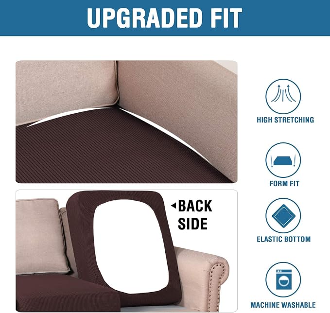H.VERSAILTEX Super Stretch Individual Seat Cushion Covers - Image 6