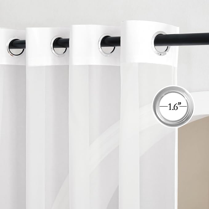 NICETOWN Sheer Curtains 108 inches Length - Image 2