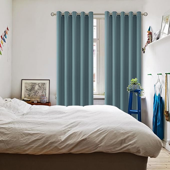 BGment Room Darkening Curtains 84 Inches Long - Image 2