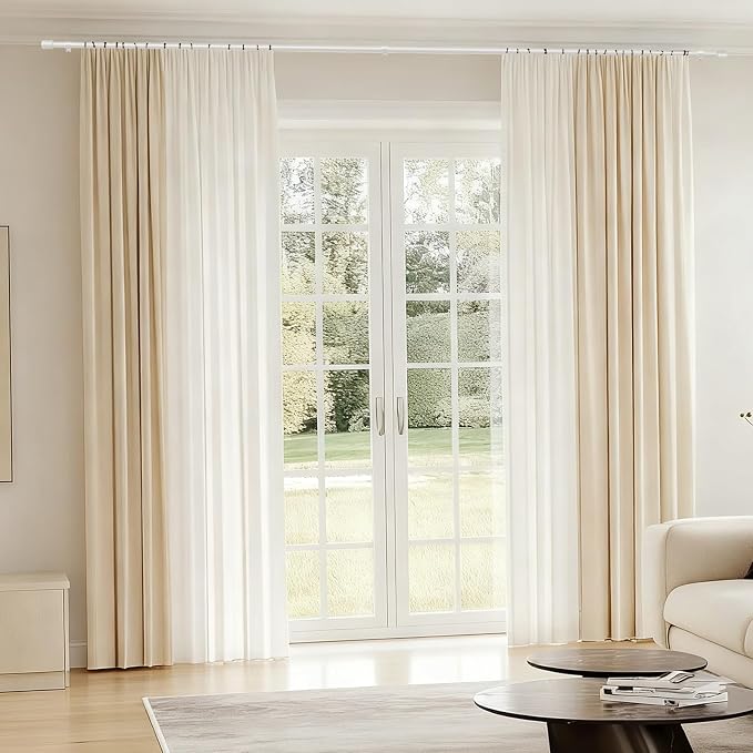 5/8” Diameter Curtain Rods 30-120 Inch, - Image 5