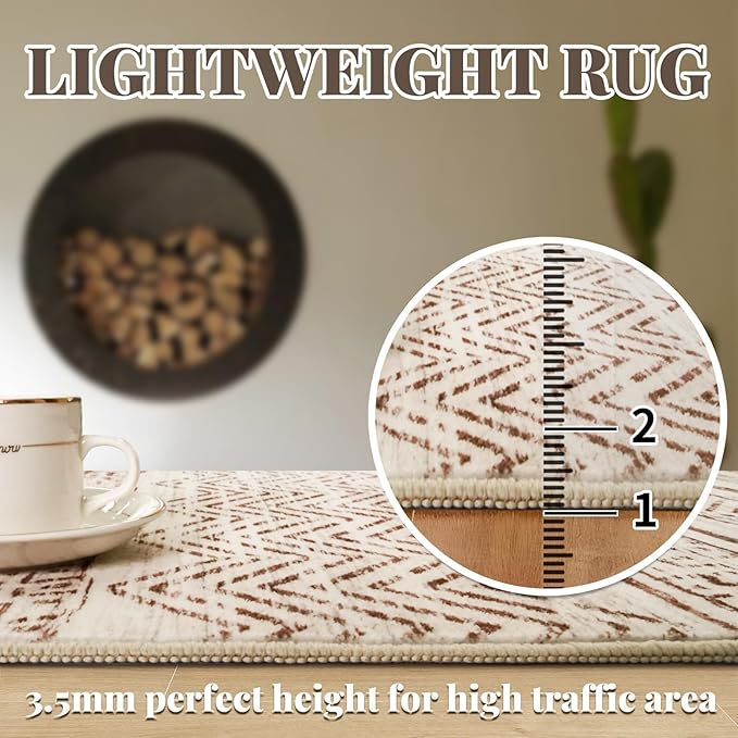 3x6 Washable Hallway Runner Rug - Image 8