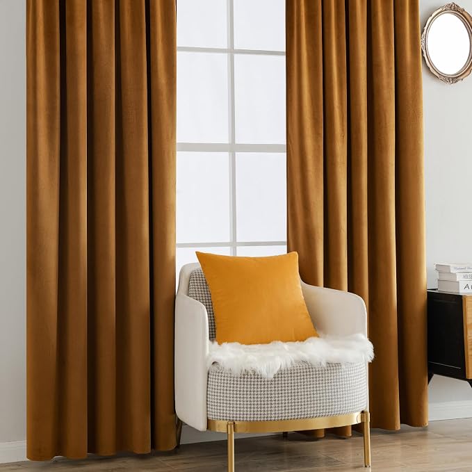 MIULEE Velvet Curtains 63 inches - Image 7