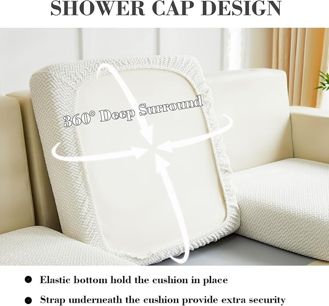 Couch Covers for 3 Cushion Sofa Pet Friendly Couch Cushion Covers Universal - Image 4