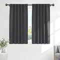 Pony Dance Short Blackout Curtain Panels by PONYDANCE