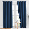NICETOWN Room Darkening Curtains 84 inch Length 2 Panels, Thermal Insulated by NICETOWN