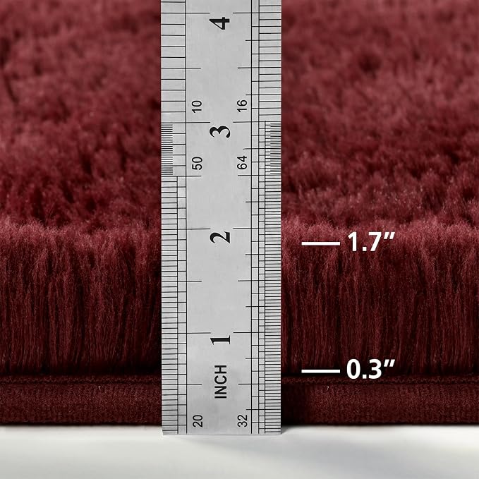 Deerhoo Large Shag Area Rugs 9 x 12, Plush Fuzzy Rugs - Image 2
