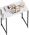 Pamray 23 Inch Computer Desk for Small Spaces, Home Office Work Desk with Headphone Hook, Small Office Desk Study Writing Table
