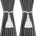 Fenghuangwu 2 Pack Curtain Tie Backs Rope Tassels by fenghuangwu
