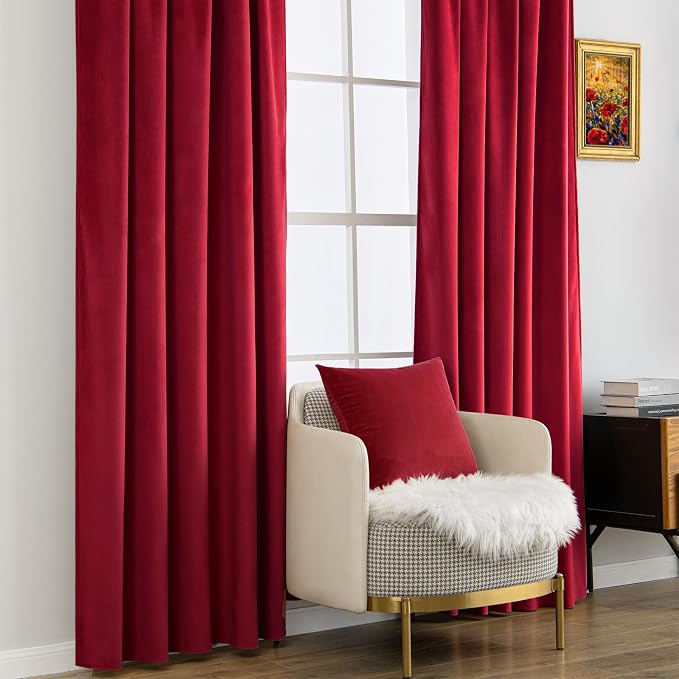 MIULEE Velvet Curtains 84 inches - Image 7