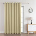 Joydeco Beige Custom Solid Single Blackout Curtain by JOYDECO