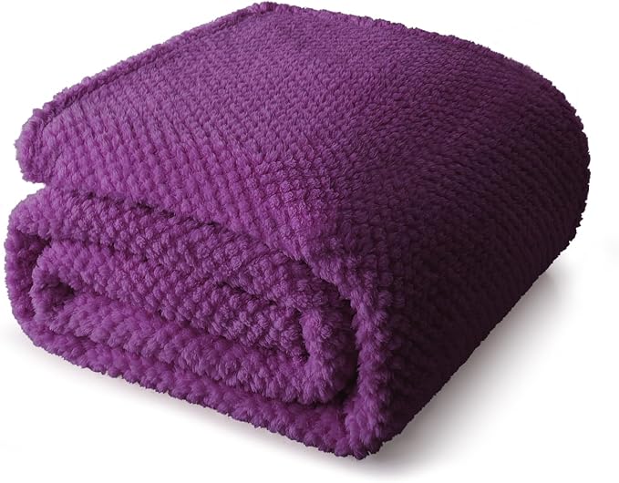 Whale Flotilla Queen Size Fuzzy Fleece Blanket by WHALEFLOTILLA