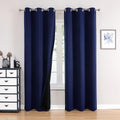 ChrisDowa 100% Blackout Curtains 72 inch Long by ChrisDowa