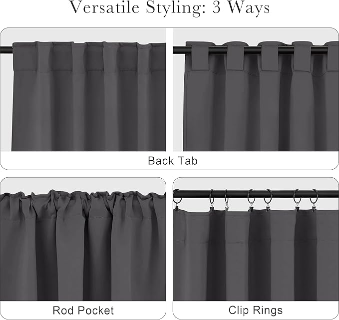 PONY DANCE Decorative Blackout Curtains - 42 W x 84 Inches L - Image 5