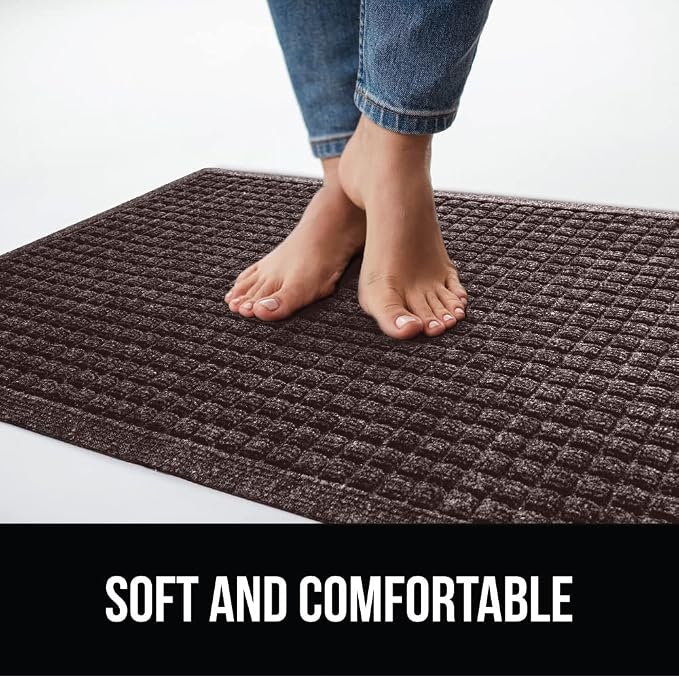 GORILLA GRIP® Ultra Absorbent Front Door Mat Outside Entrance, Traps Dirt and - Image 7