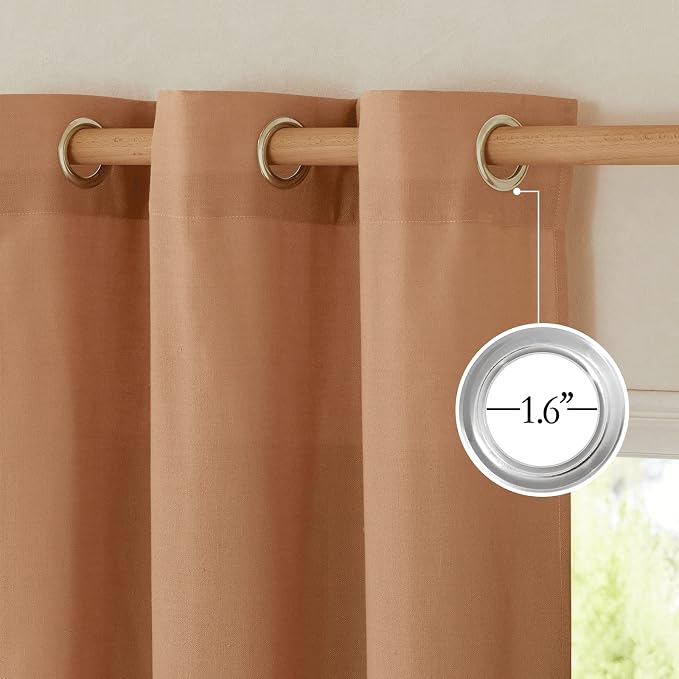 NICETOWN Linen Curtains 96 inches Long - Image 6
