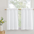 RYB HOME Cafe Semi Sheer Valances by RYBHOME