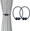 Melaluxe 2 Pack Magnetic Curtain Tiebacks, Decorative Curtain Holdbacks by Melaluxe
